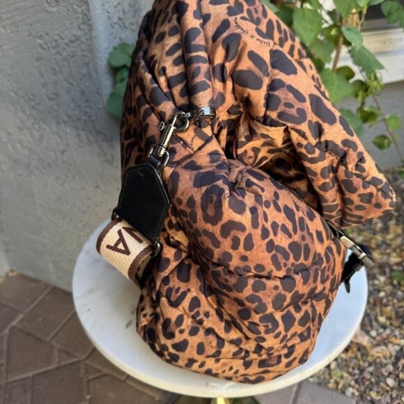 Dolce & Gabbana DG Leo XL Leopard Nylon Sicily Crossbody - Picture 9 of 15